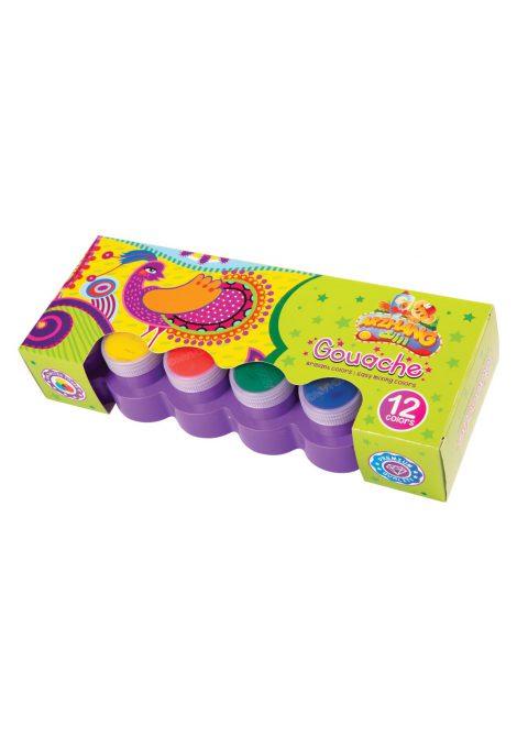 گواش 12رنگ پازلی