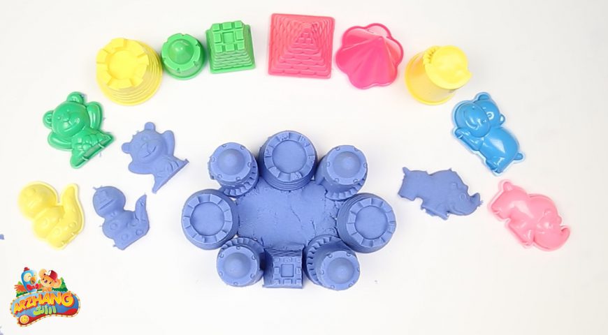 ساخت قلعه را با شن جادویی